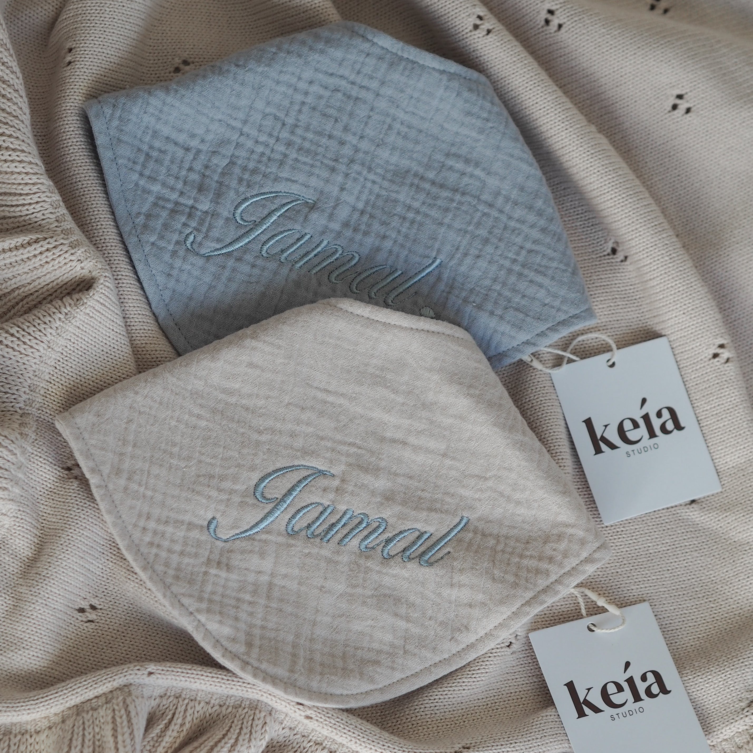 Stor babypakke | Blå/Beige