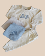 Crew Set 2-delt i Økologisk Bomuld | Beige