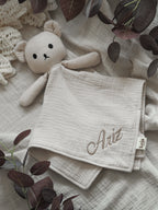 Nusseklud i Økologisk Muslin | Beige